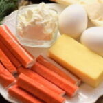 Лаваш с крабовыми палочками и сыром