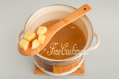 Суп с яйцом и стручковой фасолью