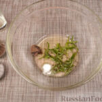 Свиная корейка с сыром и персиками, в духовке