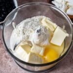 Черничный пирог с творогом